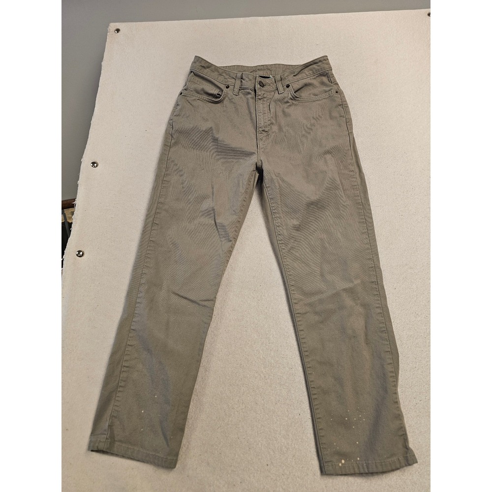 Patagonia Organic Cotton Canvas Straight Leg Pants Womens 6 Olive Green 6164